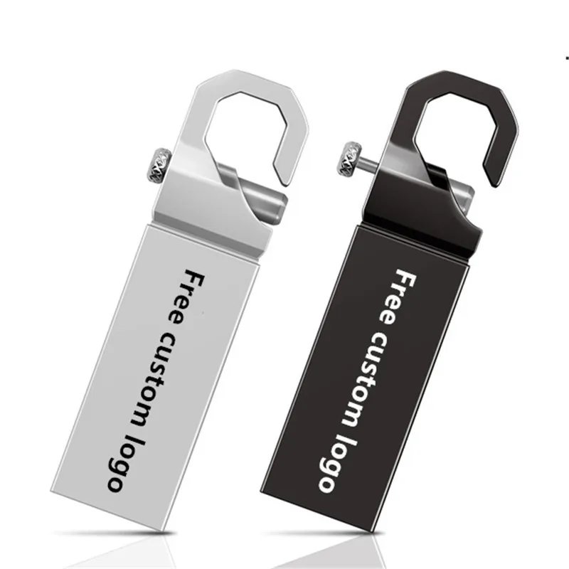 

New Usb Flash 32Gb Usb 2.0 Grey Metal Pen Drive 4Gb 8Gb 16Gb Pendrive 64Gb Pen Drive Flash Disk 128Gb Mini Custom Free Logo Gift