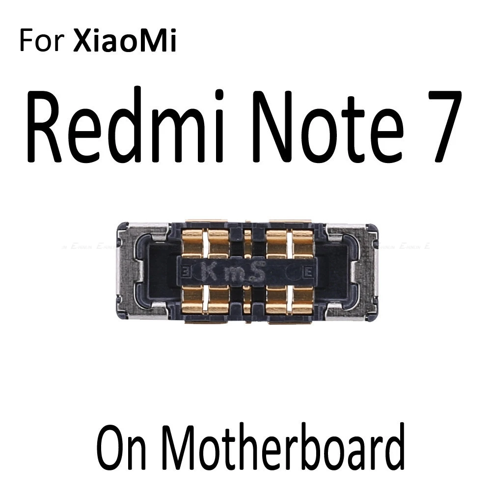 5 шт. FPC разъем батарея держатель зажим контакт для Xiaomi mi 5X A1 A2 6X красный mi 5 Plus 6 6A Note 4 4X Pro 5 5A 7 Pro на плате - Цвет: For Redmi Note 7