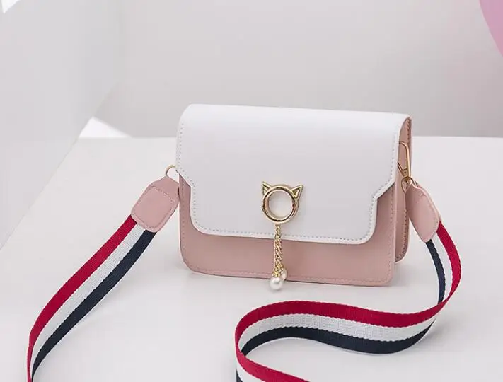 Женские модные маленькие Мини Сумки из искусственной кожи через плечо с широким