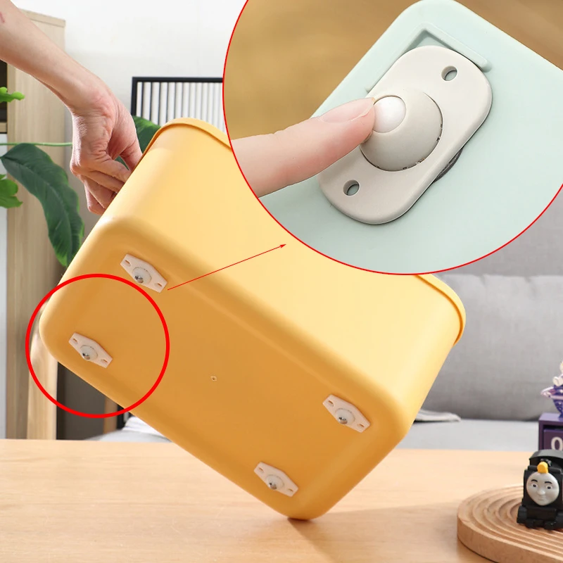 

Universal Wheel Pulley Base Ball Type Adhesive Castor Swivel Chair Roller Trolley Nylon Wheel Rubber Wheel Utility Gadgets