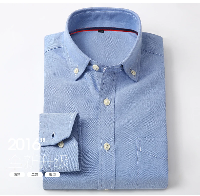 2020 мужская повседневная Однотонная рубашка с длинными рукавами приталенная