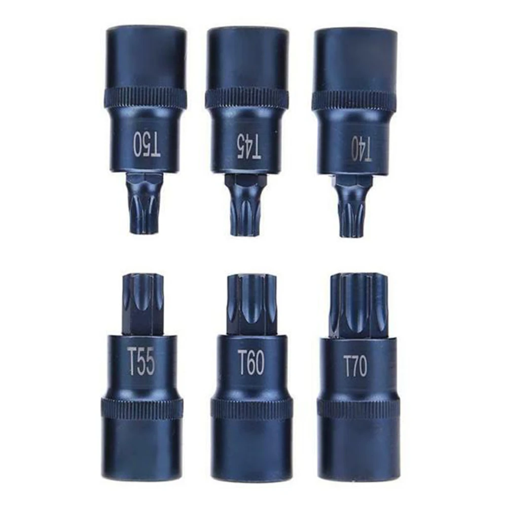 

1pc Screwdriver Socket bits Adapter Nut Driver T40/45/50/55/60/70 Tools