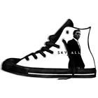 Забавные мужские и женские кроссовки из фильма Джеймс Бонд 007, дышащие высококачественные кроссовки с графическим принтом в стиле унисекс, мужская одежда