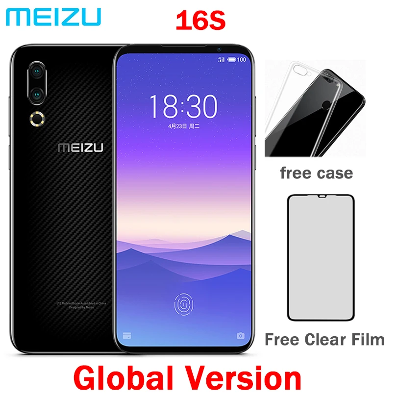 В наличии meizu 16s Snapdragon 855 NFC 6 ГБ 128 3600 мАч Super mTouch mEngine 3 0 2 полноэкранная двойная