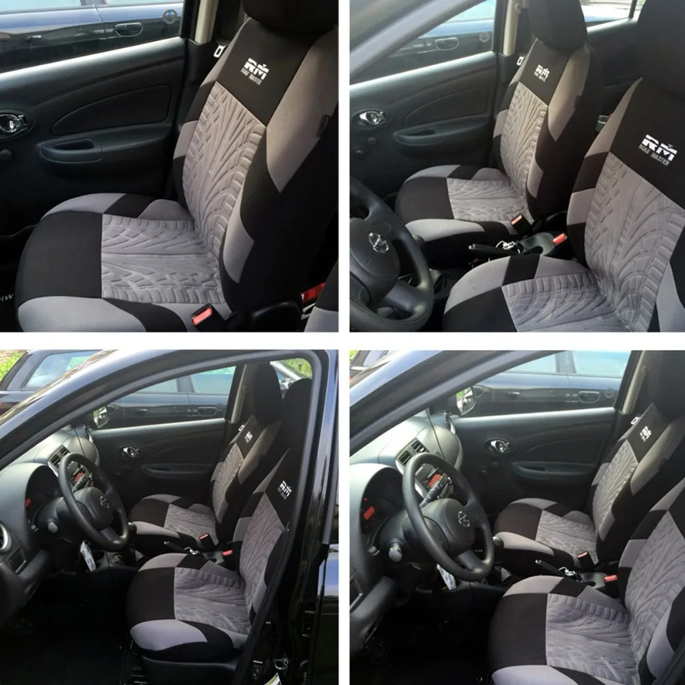 2 шт. универсальный чехол для автомобильного сиденья двойной передний