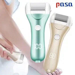 Профессиональная пилка для педикюра для ног, средство для удаления огрубевшей кожимозолей с электрическим цифровым дисплеем питания, зарядка через USB