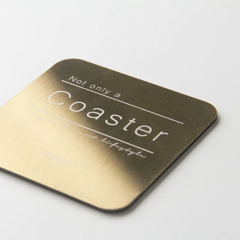 Creative Table Mat Drink Coffee Cup Plating Gold Coaster Insulation Placemat Tea Soft Cushion | Дом и сад