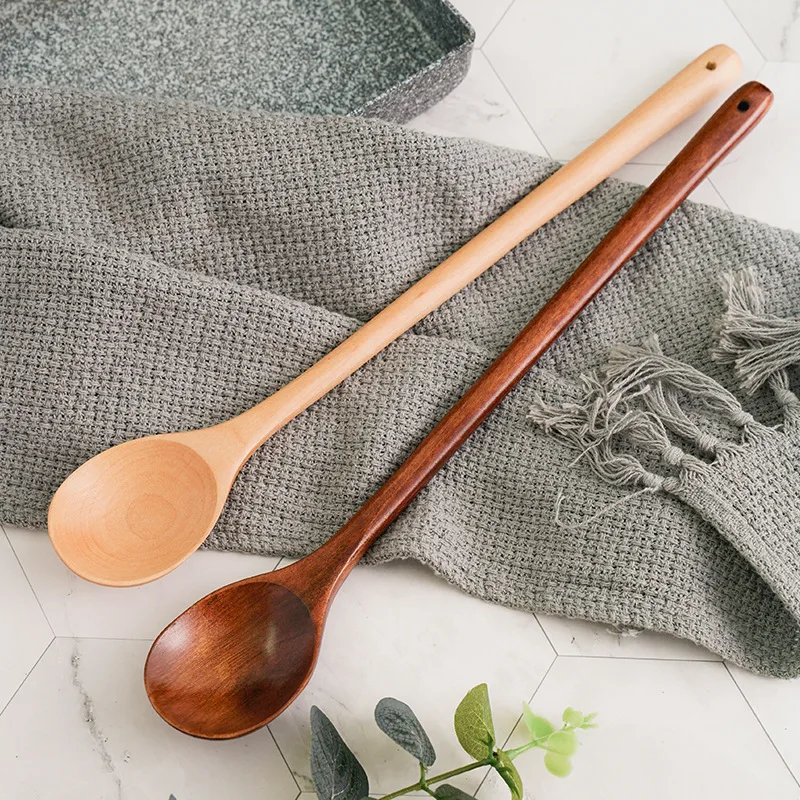 

Wooden Spoon Customized LOGO Lettering Japanese Children Wooden Spoon Spoon Coffee Spoon