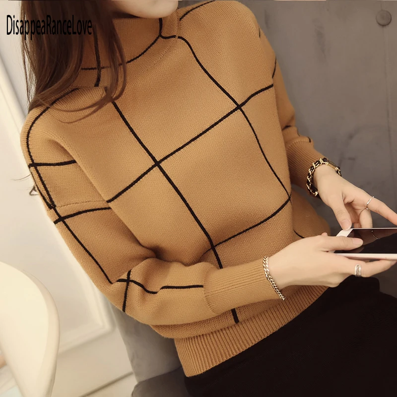 

Disappearancelove 2022 Women High Quality Winter Turtleneck Sweater Thickening Sweater Pullover Female Jumper Tops