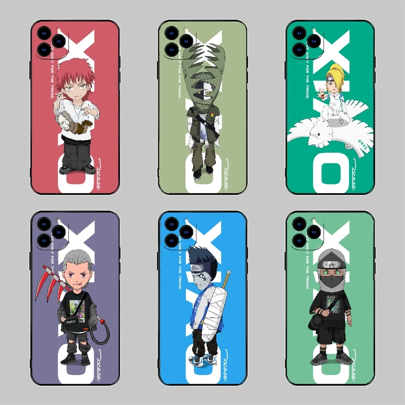 

trend Anime soft Case For iPhone 11 12 Pro Max mini 7 8 6 6S Plus XR X XS MAX silicone phone fashion Cover fundas capa