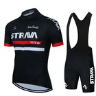 Новинка 2022, мужская летняя одежда STRAVA с коротким рукавом для горного велосипеда, дышащая одежда для велоспорта, комплект велосипедной одежды для горного велосипеда