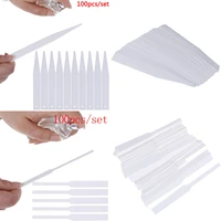 100pcs tester strips fragrance disposable white women smell paper paper strips test paper aromatherapy perfume essential oils