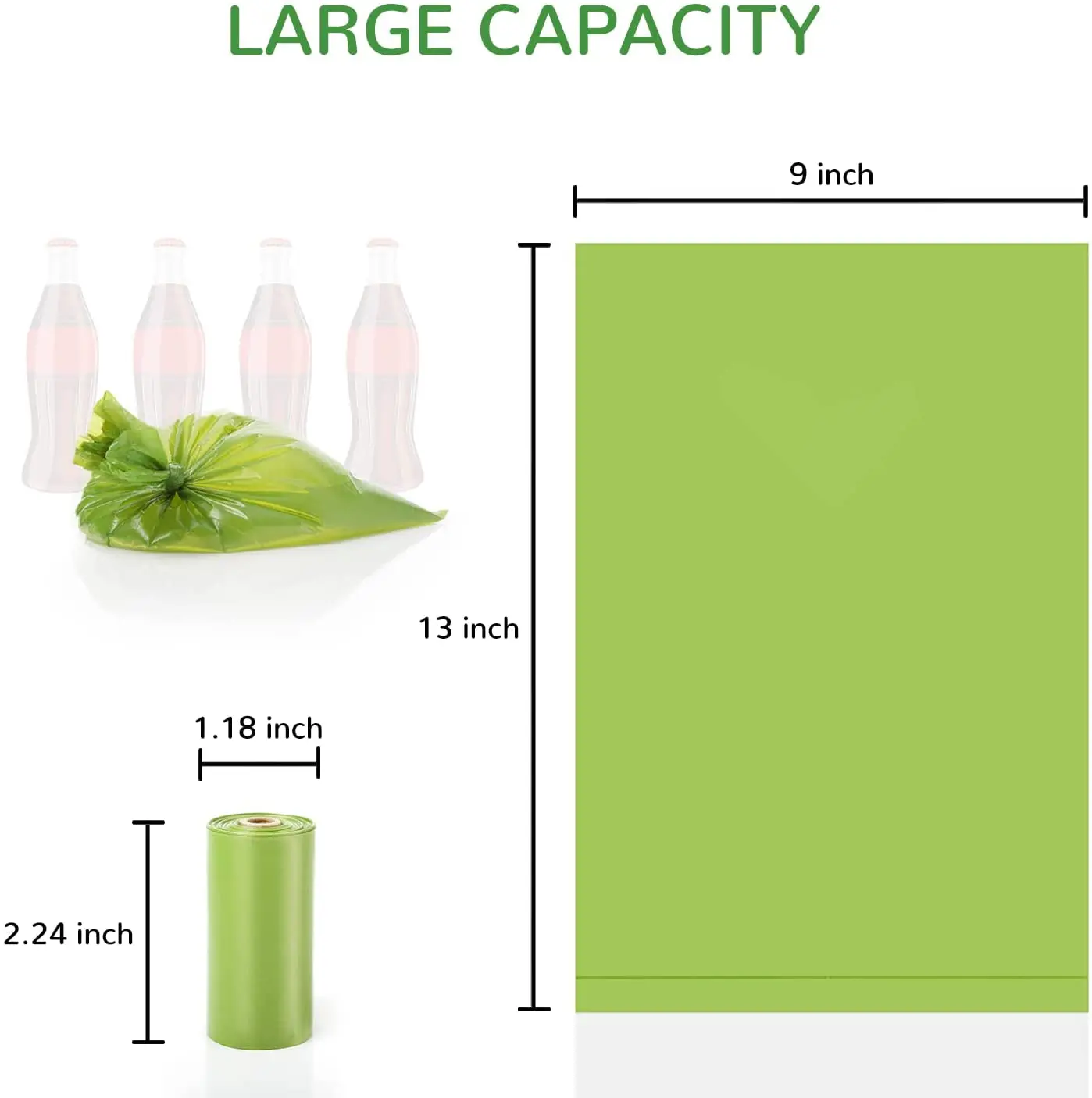 Мешки для уборки собак и кошек большие разлагаемые мешки отходов герметичные
