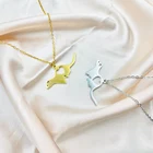 цепочка на шею женская Ожерелье женское из нержавеющей стали с выгравированным сердцем