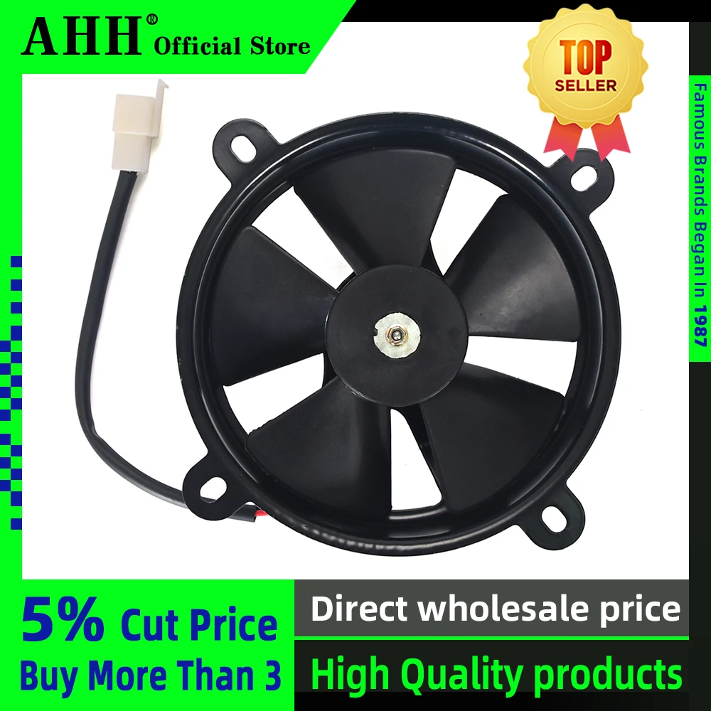 AHH Refit Radiator Fan Water Tank Cooling Fan Assembly For Honda CBR250 MC19 MC22 CBR400 NC23 NC29 VFR400 NC30 RVF NC35