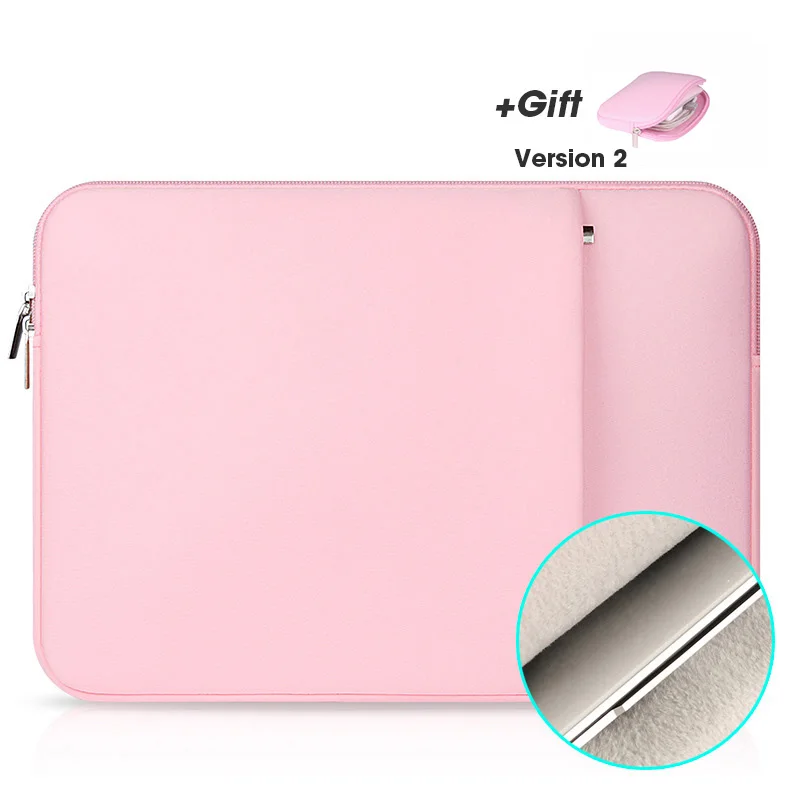 New Pink Чехол для ноутбука Macbook Air Pro 11 12 13 14 15 Xiaomi lenovo Asus Dell hp notebook Sleeve 13,3 15 дюймов защитный чехол - Цвет: New Pink