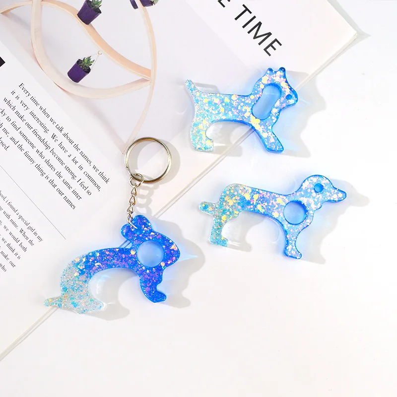 DIY форма ключа бесконтактная дверь ключ Смола прессформа кулон кристалл