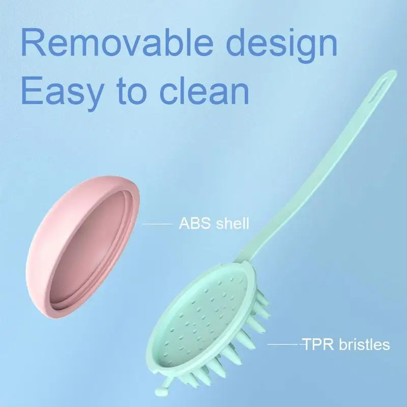 

Silicone shampoo brush Multifunctional Handheld Body Exfoliator Massager Head Scalp Health Massage Brushes Hair Cleaning Comb