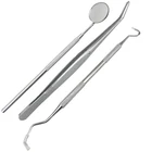 3 шт.набор, зубные инструменты из нержавеющей стали