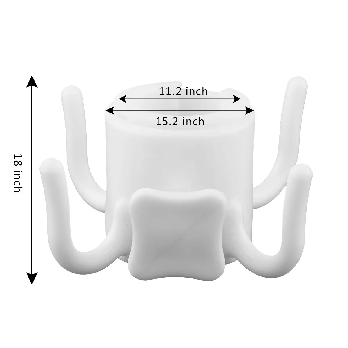 Прочный пластиковый пляжный зонт с 4 зубцами подвесной крючок для полотенец
