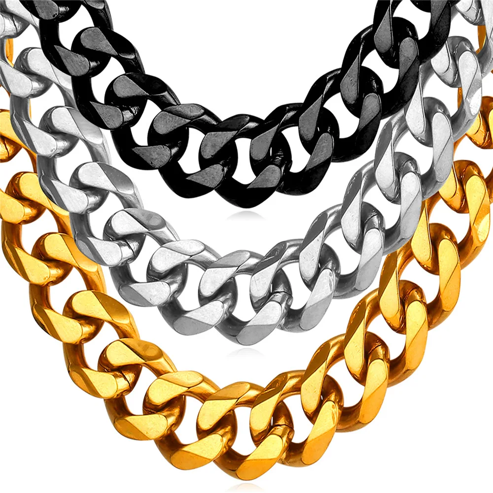 Ожерелье-чокер мужское из нержавеющей стали 12 мм N256 | Украшения и аксессуары