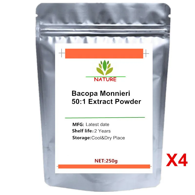

Bacopa Monnieri 50:1 Standardized Extract Powder 50% Bacosides for Memory Boost