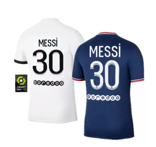 

Hot Sale Messis 2021 2022 Psg football jersey Ligue patch 21 22 adult Soccer shirts Fast delivery