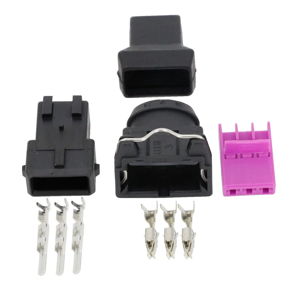 

3 Pin Female And Male Electrical Wire Connector Not waterproof For EV1 Auto Connectors DJ7031-3.5-11/21 3P