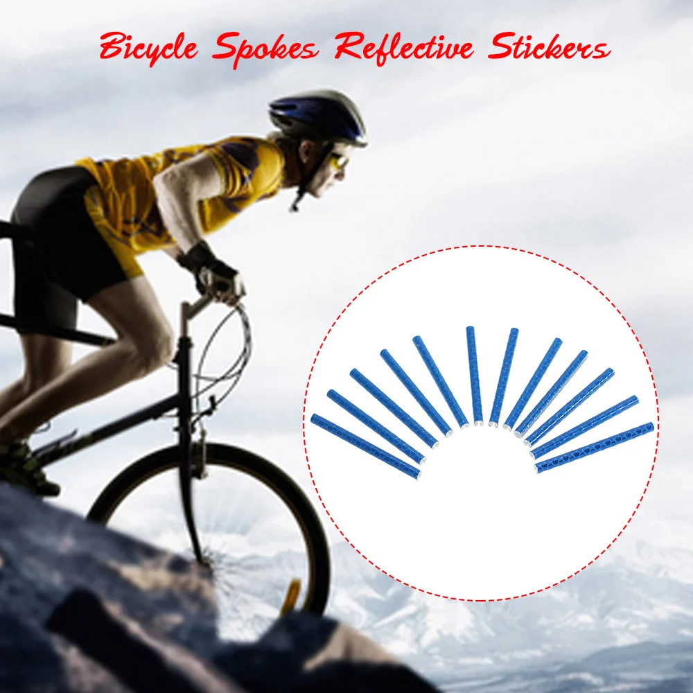 Новинка 24 шт./лот колеса для велосипеда спицы светоотражающие палочки трубка