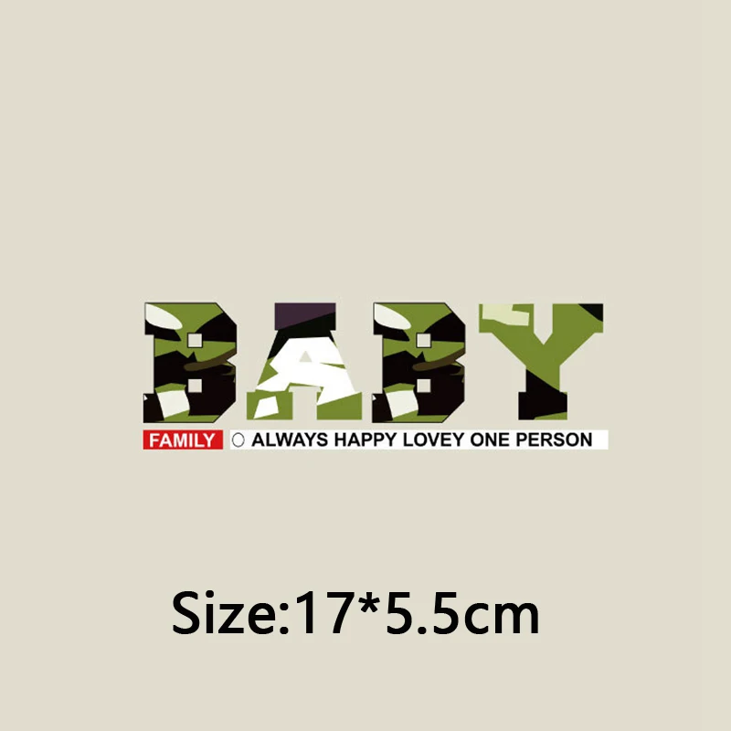 Камуфляжные Значки для родителей и детей переводные наклейки с помощью утюга