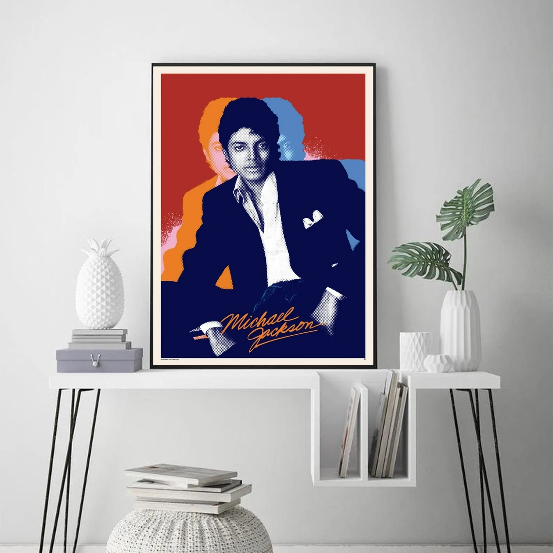Постер Майкла Джексона короля поп поп-арт музыкальная печать портрет постер для