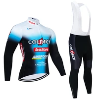 winter 2021 colpack cycling jersey sportswear 20d bike pants men long ropa ciclismo thermal fleece bicycle maillot culotte