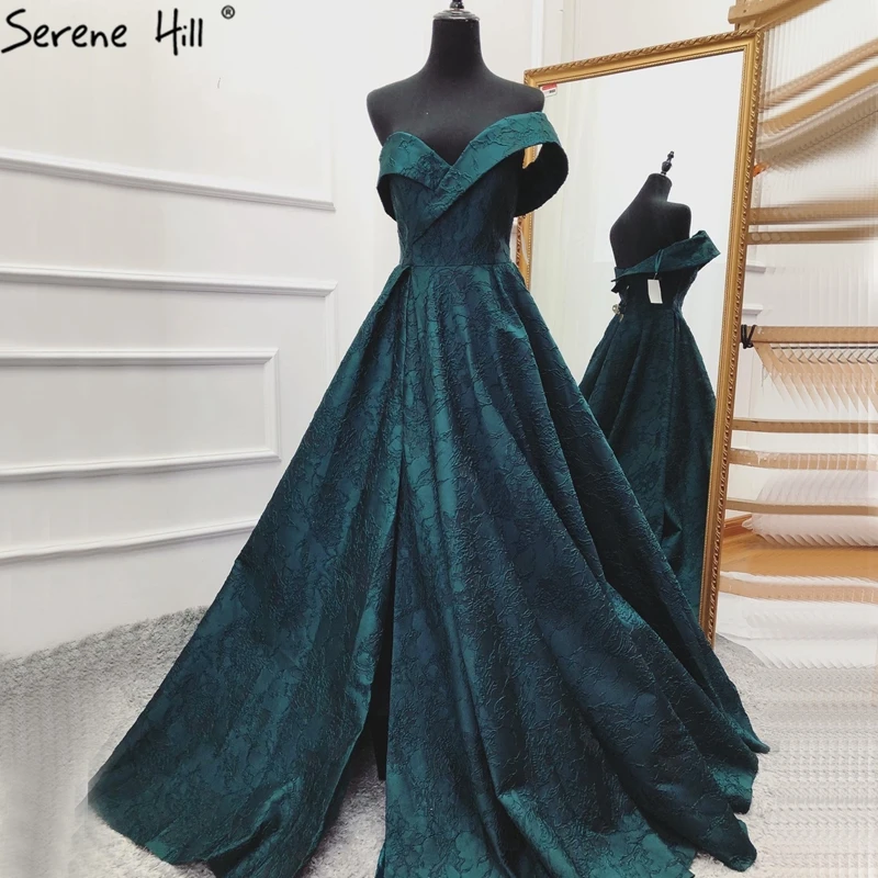 Серен Хилл зеленое сексуальное модное длинное вечернее платье с одним плечом Serene