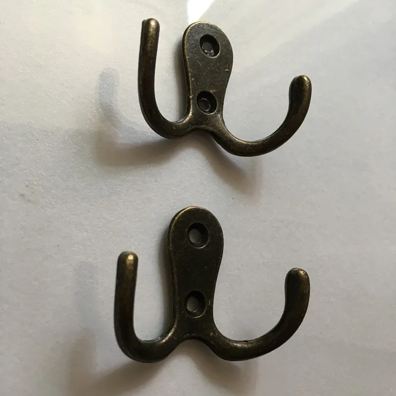 8 шт. настенная дверь для ванной двойной зубец вешалка пальто Крючки горшка сумки