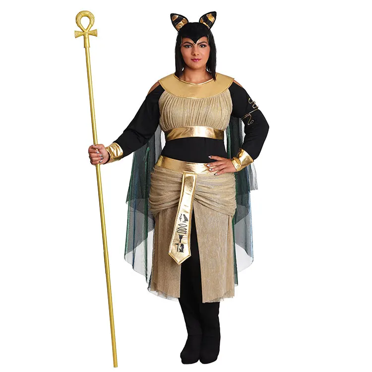 Женский костюм для косплея Bast Bastet Костюм Богини войны Анубис ролевых игр |