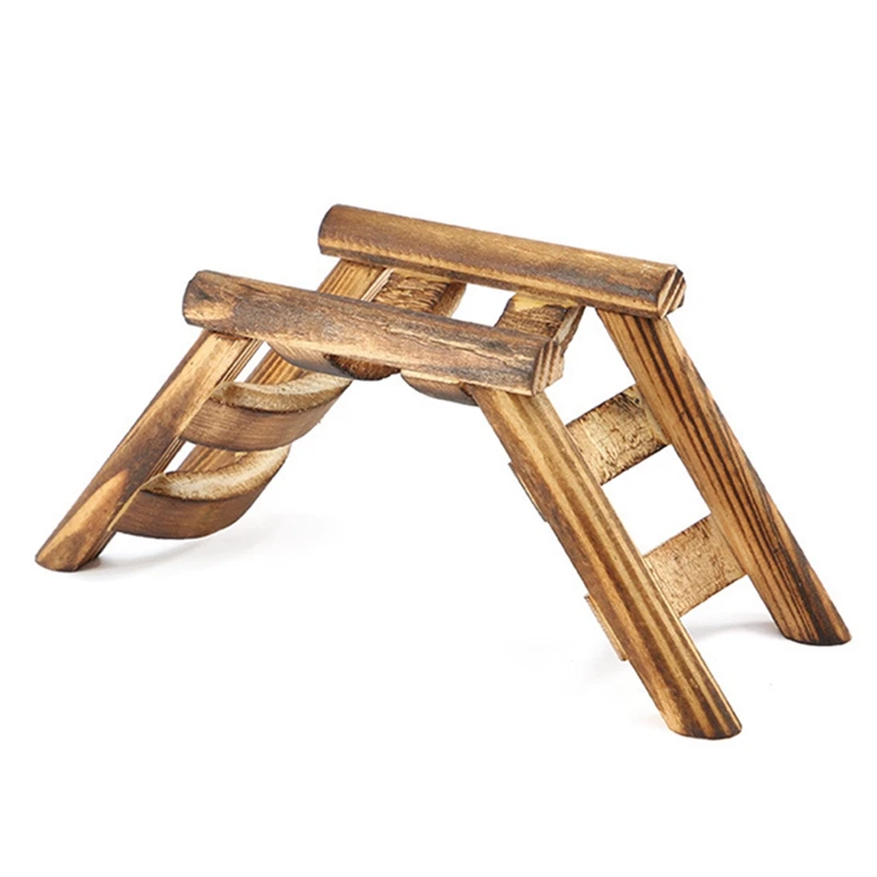 Деревянные подвесные игрушки для домашних животных хомяк мышь птичий мост