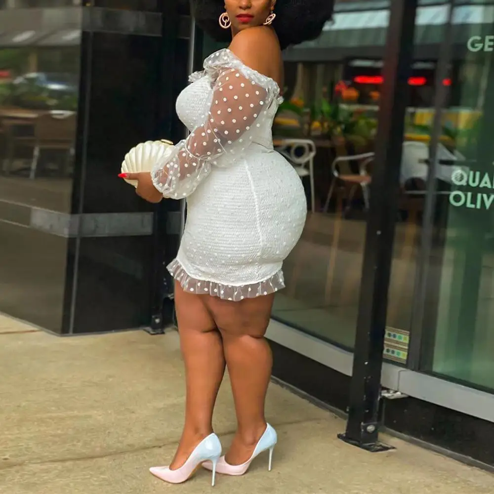 Новинка 2020 женское платье в африканском стиле большие размеры 4xl 5xl белое