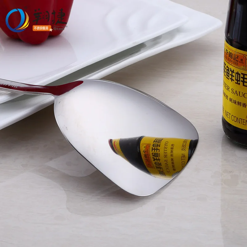 Кухонный набор из нержавеющей стали с круглым отверстием и ручкой древесины