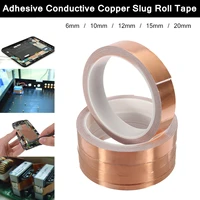 10m 610121520mm single sided adhesive conductive copper foil tape guitar pickup emi shield eliminate emi anti static tape