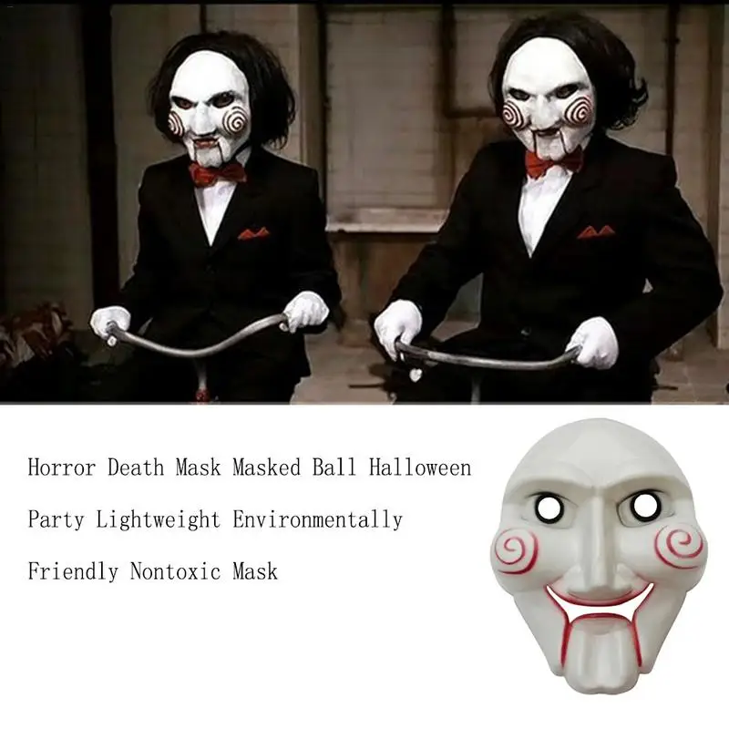 Маска для крика цепной пилы вечернее платье хэллоуин фильм тема ужаса маска