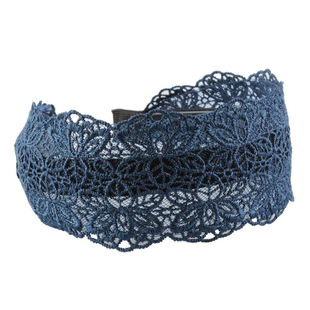 

Wide Floral Lace Headband Women and Headwear Hair Hand Hair Accessories