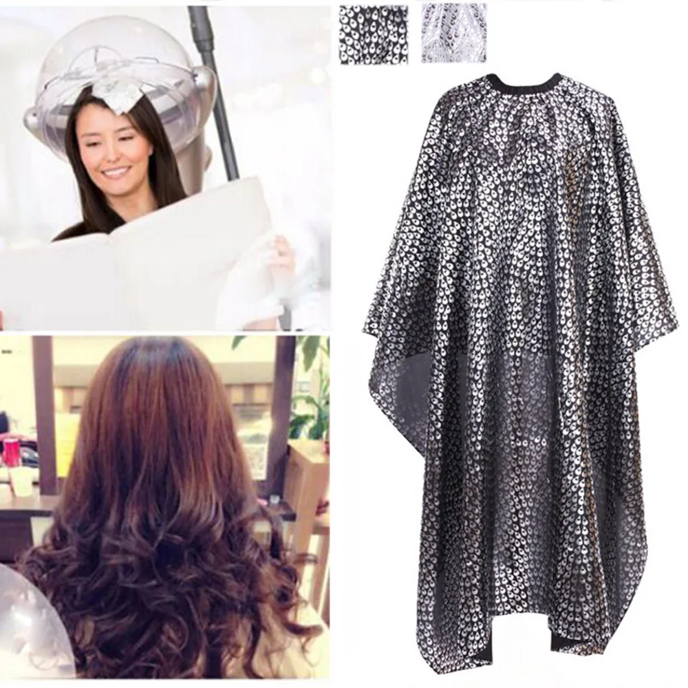 Модная накидка для стрижки волос водонепроницаемая тканевая парикмахерской и