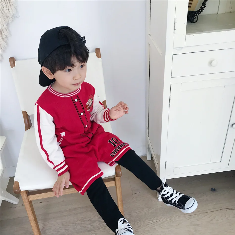 Tonytaobaby/детская одежда на осень и зиму; спортивный баскетбольный свитер; костюм для мальчиков; осенняя одежда для девочек