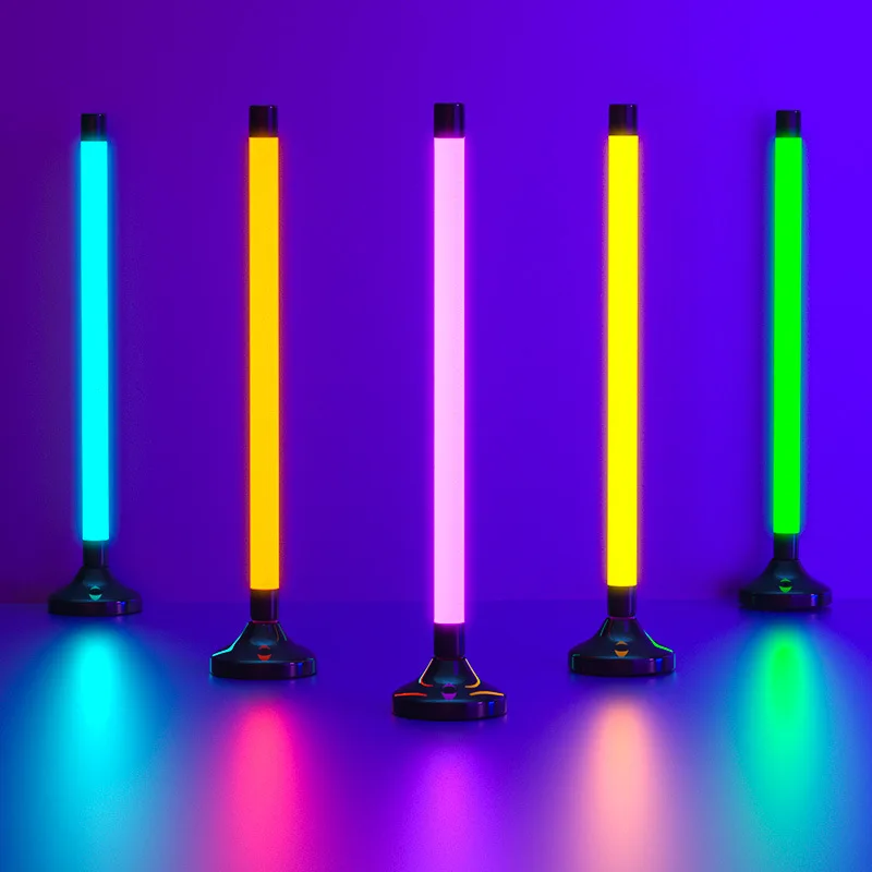 

Portable LED Fill Light RGB Colorful Lamp Atmosphere Night Lights Photography Lighting Stick USB Powered Selfie Live Table lamp