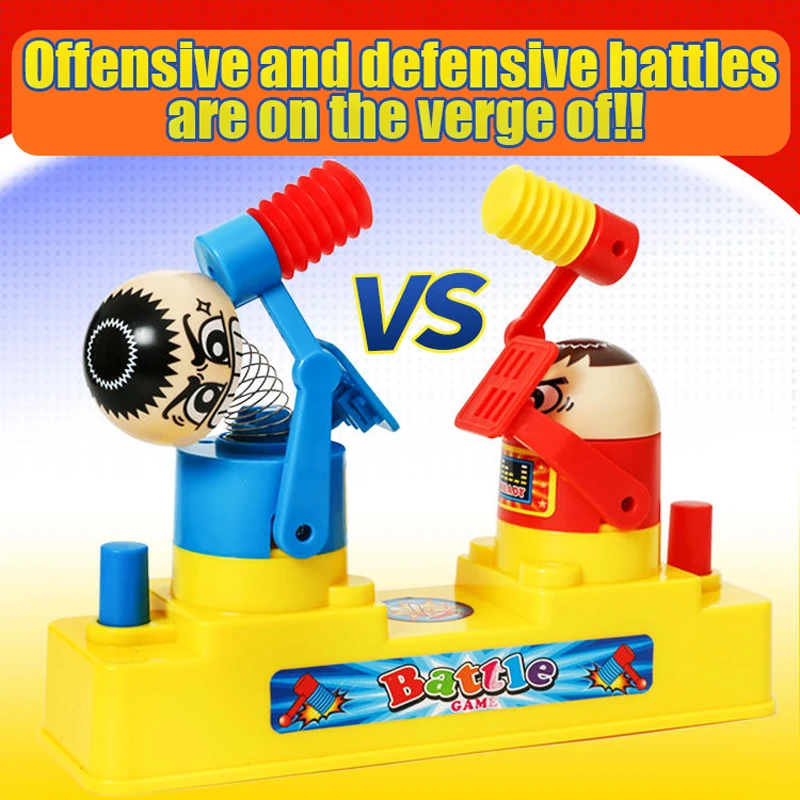 Настольная настольная игра с двойной битвой интерактивная молотком вечерние