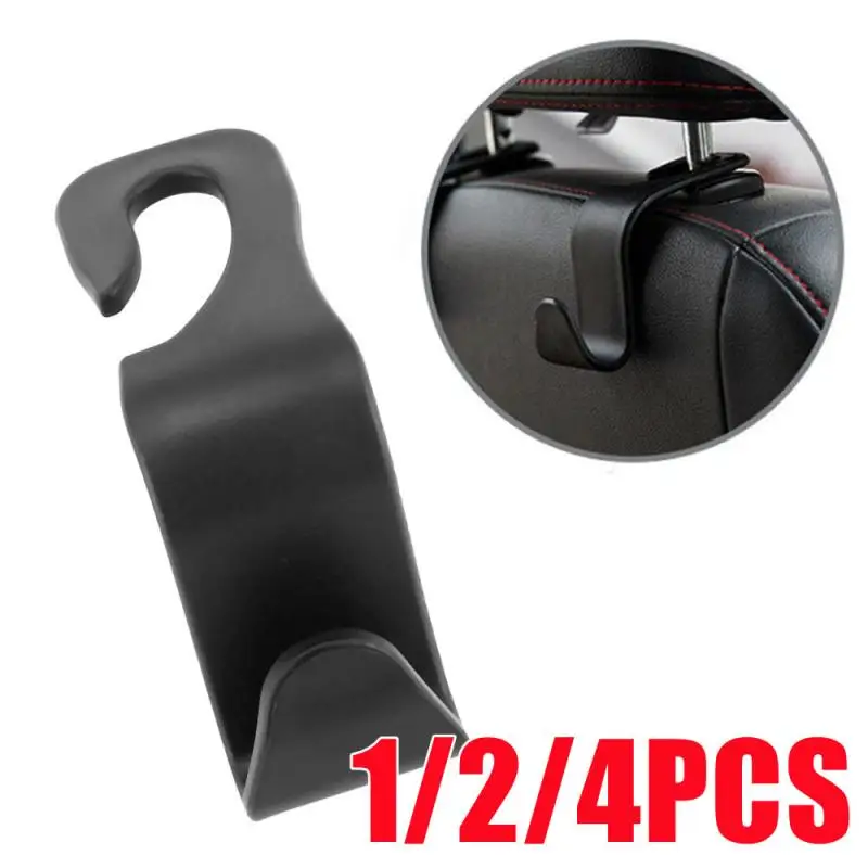 

1/2/4 шт. Универсальный Автомобильный крючок на спинку сиденья автомобильные аксессуары интерьера переносная вешалка держатель для хранения...