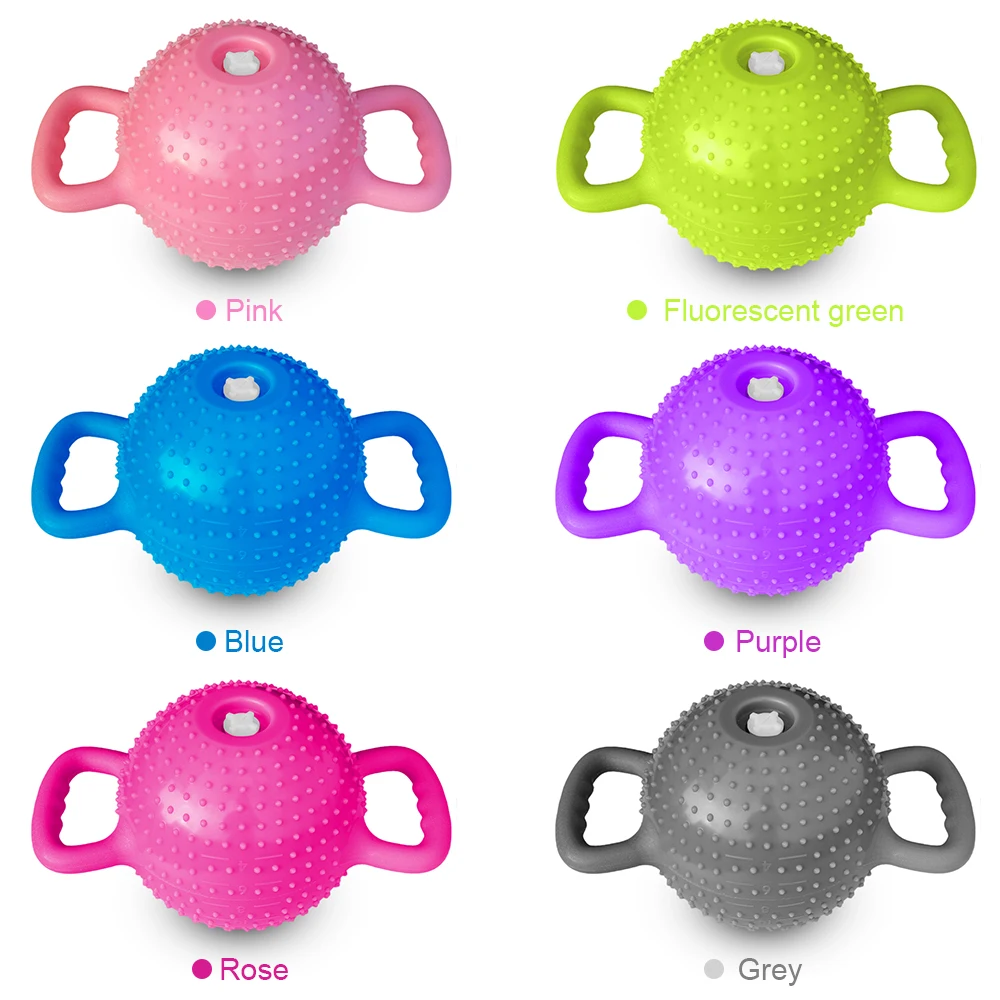 Йога Фитнес чайник колокол 4-12LB Регулируемая Гиря массаж водные гантели двойные