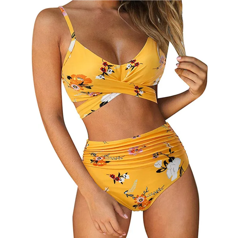 

Летний сексуальный женский купальный костюм, Пляжное бикини с пуш-ап, женская одежда для плавания, комплект бикини, купальный костюм для пла...