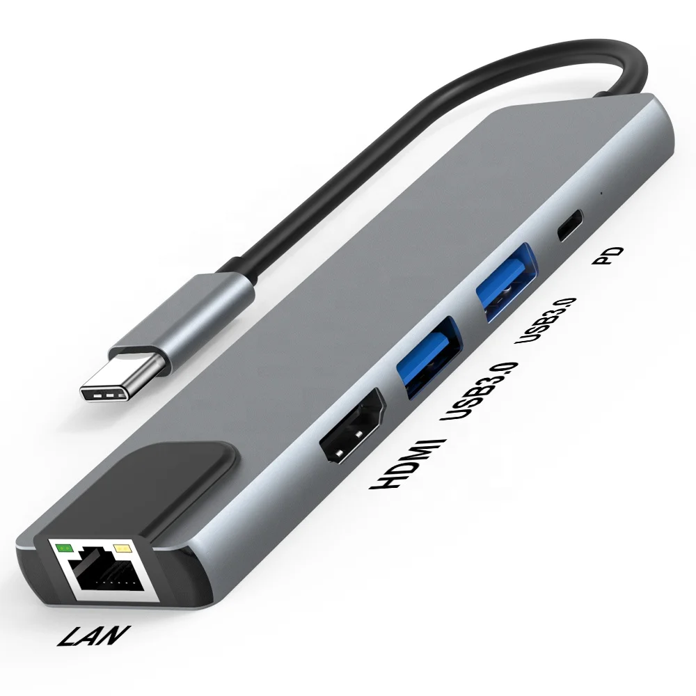 Док-станция 5 в 1 USB type c |