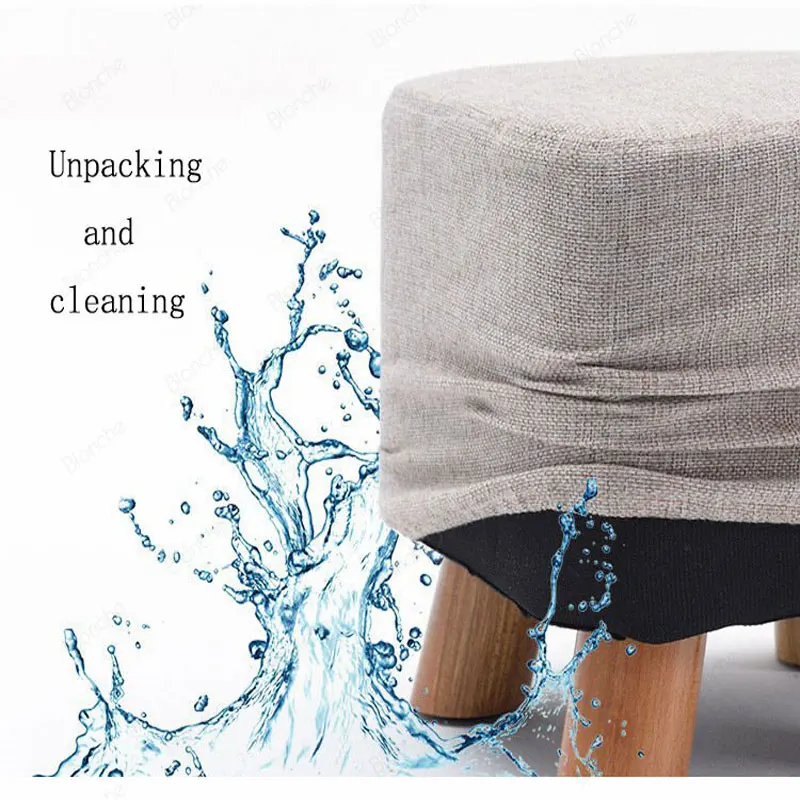 Нордический круглый тканевый стул современный деревянный с рисунком ног